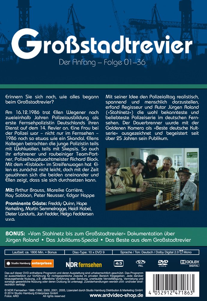 Grossstadtrevier - Der Anfang/Folge 01-36 [10 DVDs], DVD