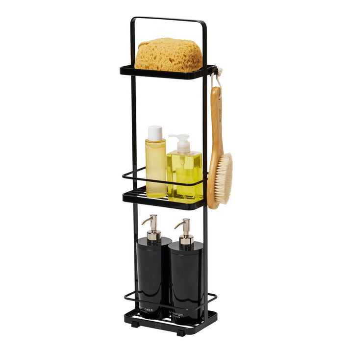 YAMAZAKI Tower Badregal, Stahl, Schwarz, One