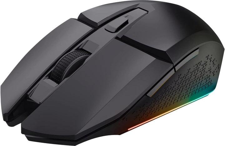 Trust Gaming GXT 112 Felox Wiederaufladbare Kabellose Gaming Maus mit Mauspad, 80 Stunden Akkulaufze
