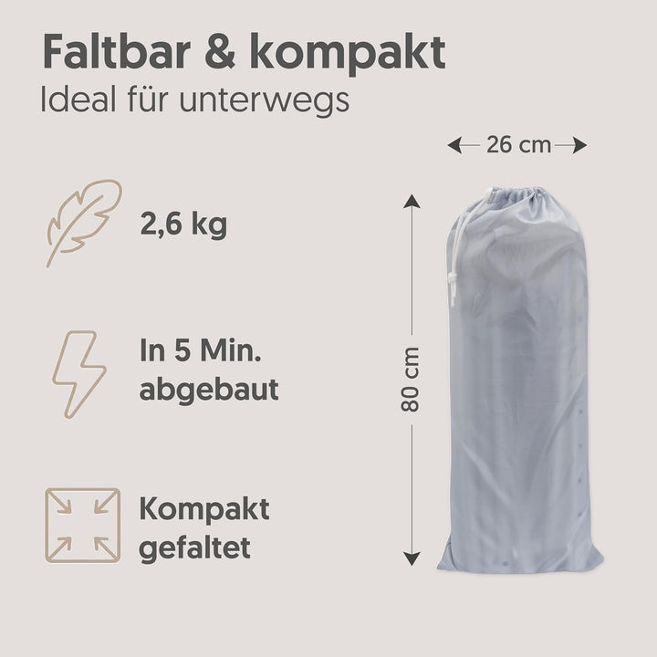 Interbaby BR006 Bettgitter 1.50 für Babys und Kinder - Sternmodel, grau, 3 kg, Sternmodel 150 cm