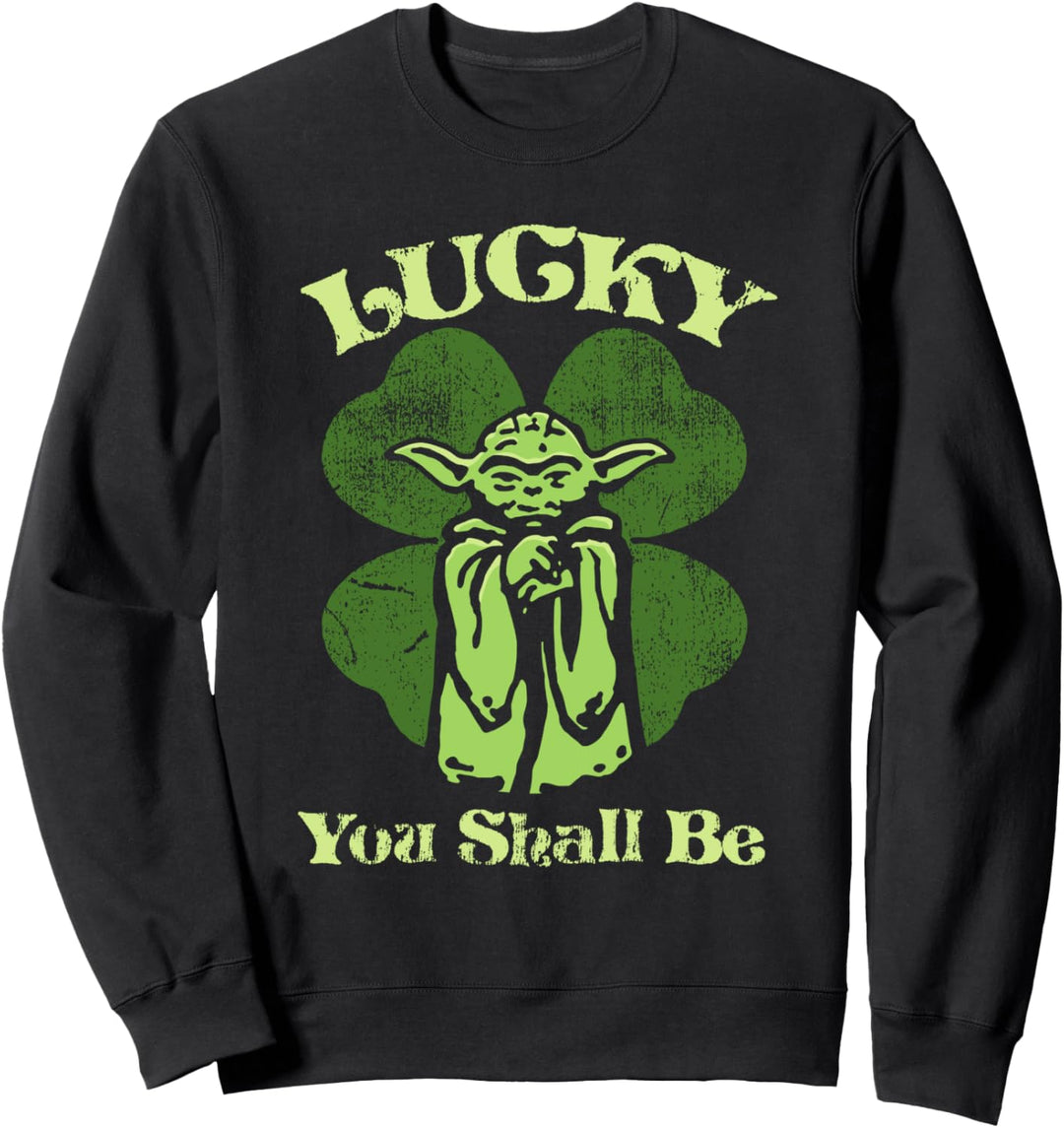 Star Wars St. Patrick's Day Yoda Lucky Sweatshirt