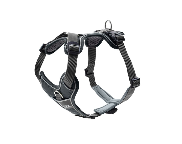 HUNTER DIVO Hundegeschirr, XS, 34-47 cm, grau/grau 34 - 47 cm grau/grau, 34 - 47 cm grau/grau