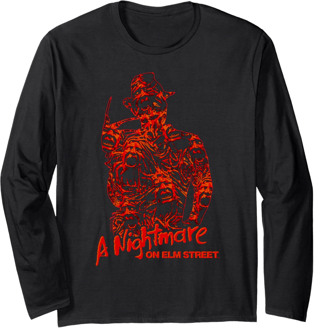 Nightmare on Elm Street Freddy Souls Langarmshirt