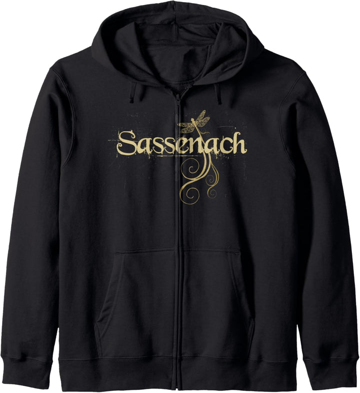 Sassenach Libelle Schottisches Geschenk | Retro Kapuzenjacke