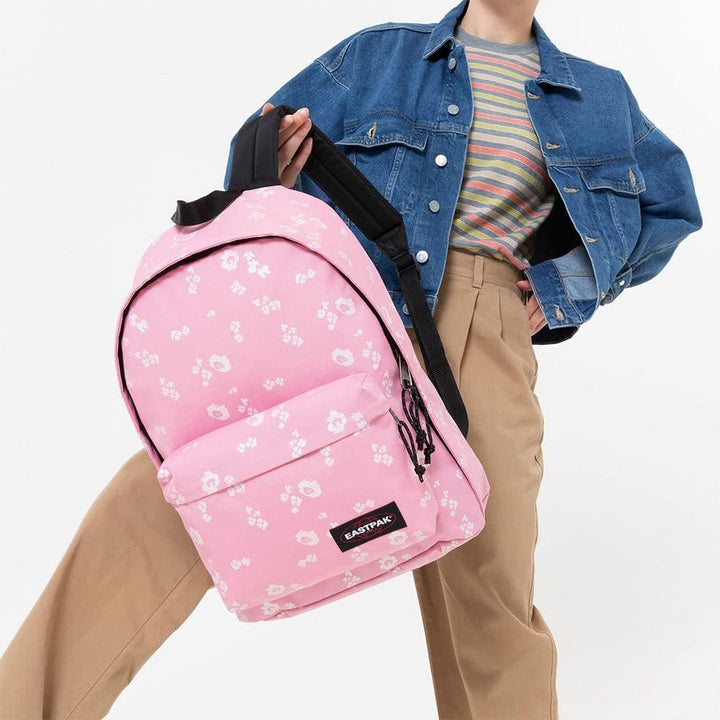 Eastpak Unisex Out Of Office Sac à dos (1er Pack), Einheitsgröße Flower Shine Pink