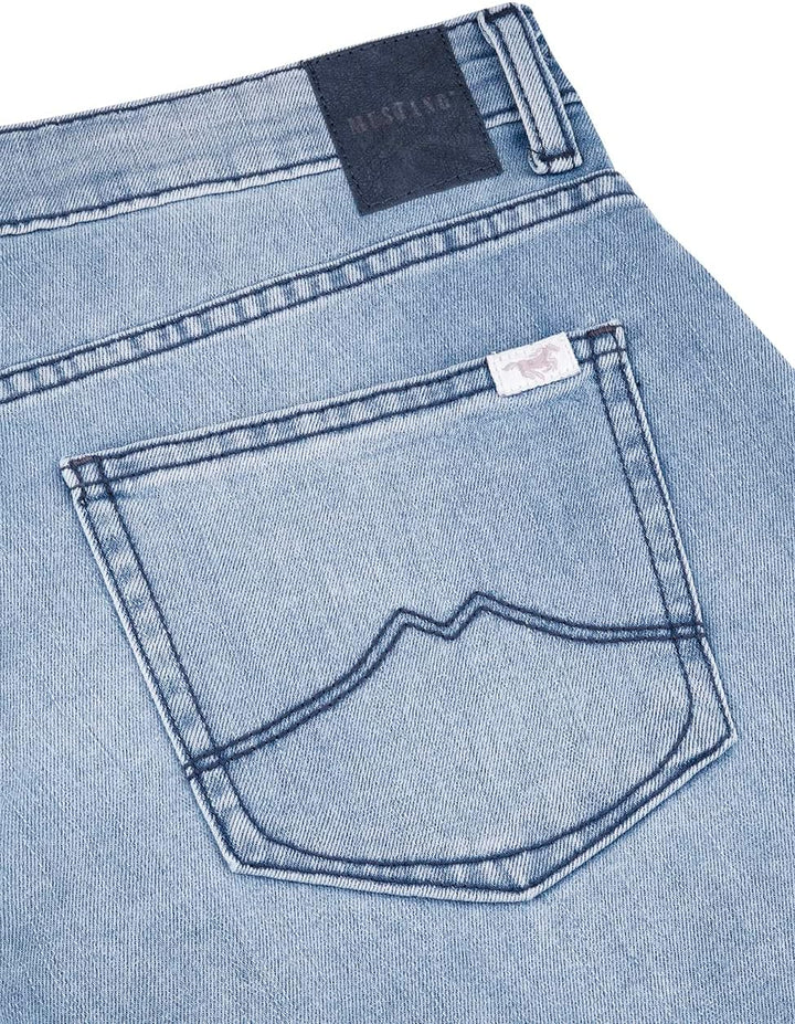 MUSTANG Damen Shorts Bermuda Kurze Jeans Hose Regular Jeansshorts Hotpants Basic Denim Stretch Baumw