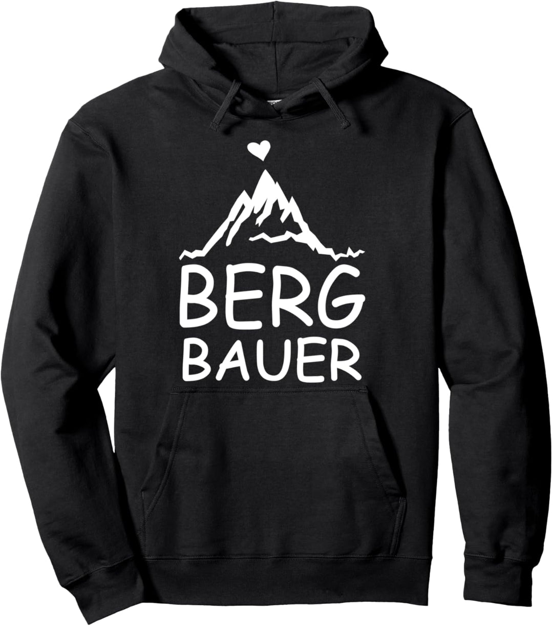 Bergbauer Landwirt Bauernhof Gebirge Berg Bauer Bergbauer Pullover Hoodie