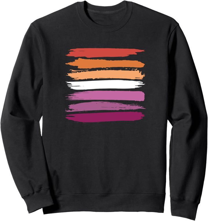 Fifth Sun Pride Paint Smear Portrait Sweatshirt