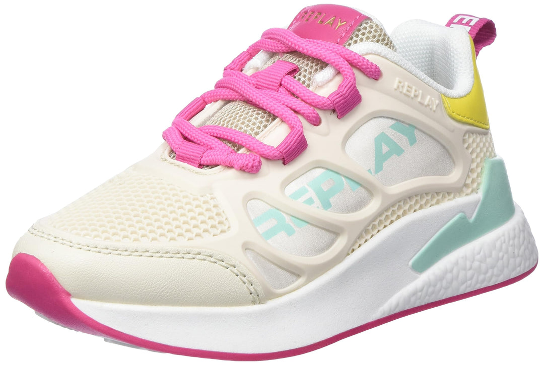 Replay Mädchen Gbs54 .000.c0004s Sneaker 38 EU Lt Beige Multi 31752, 38 EU Lt Beige Multi 31752