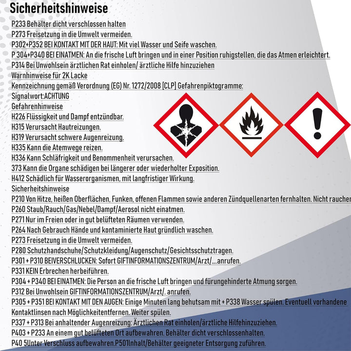 Fliesenlack GLÄNZEND Achatgrau RAL 7038 Grau Fliesenfarbe im SET // Hamburger Lack-Profi (10 L), 10