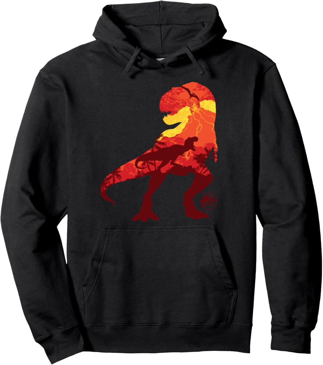 Jurassic World: Fallen Kingdom T-Rex Volcanic Eruption Fill Pullover Hoodie