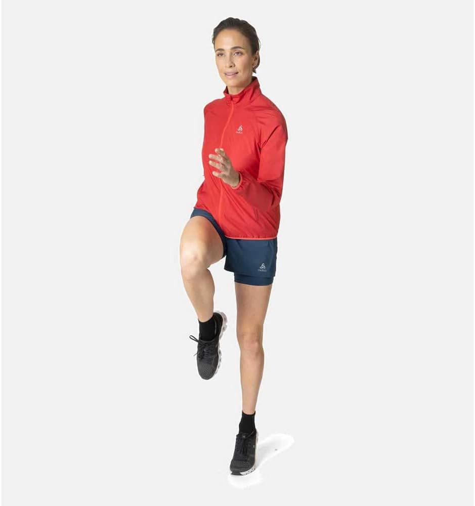 Odlo Damen Essential Light Jacke XXL american beauty, XXL american beauty