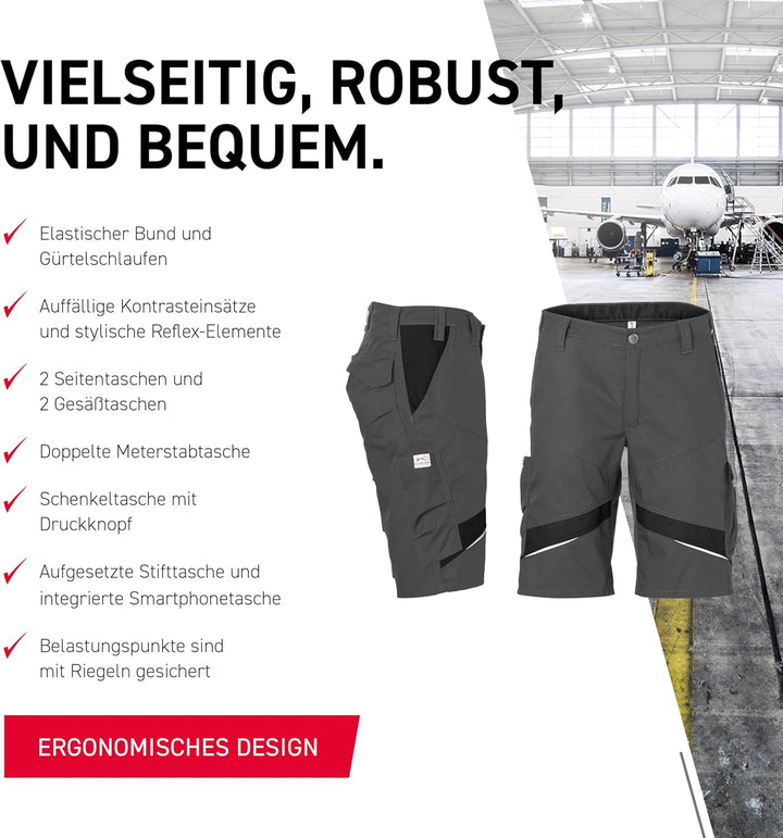 KÜBLER ACTIVIQ Shorts Anthrazit/Schwarz 40, Anthrazit/Schwarz 40