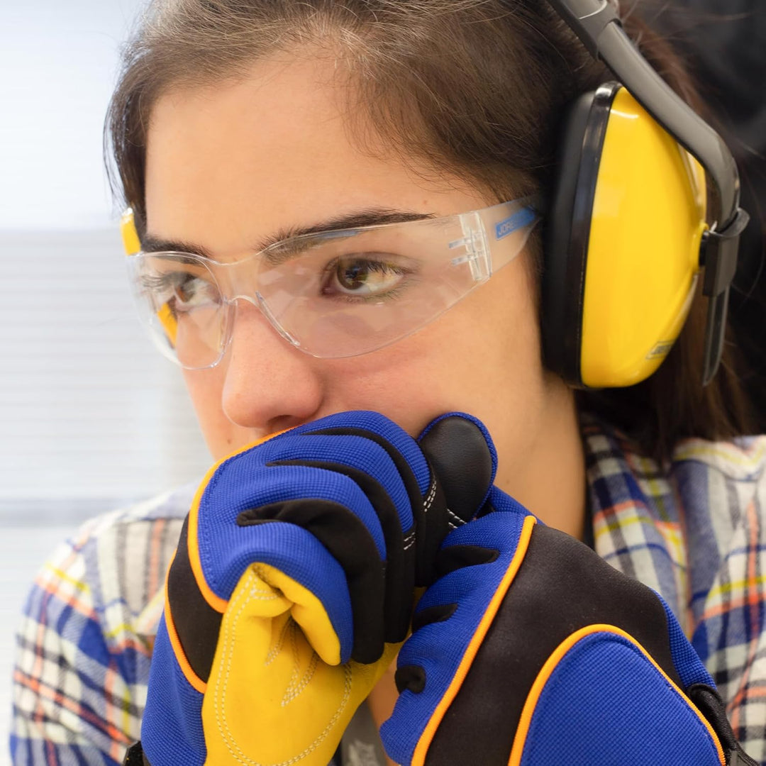 JORESTECH Eyewear - Schutzbrille, UV 400, 12 Stück, weiss, . Farblos, Farblos