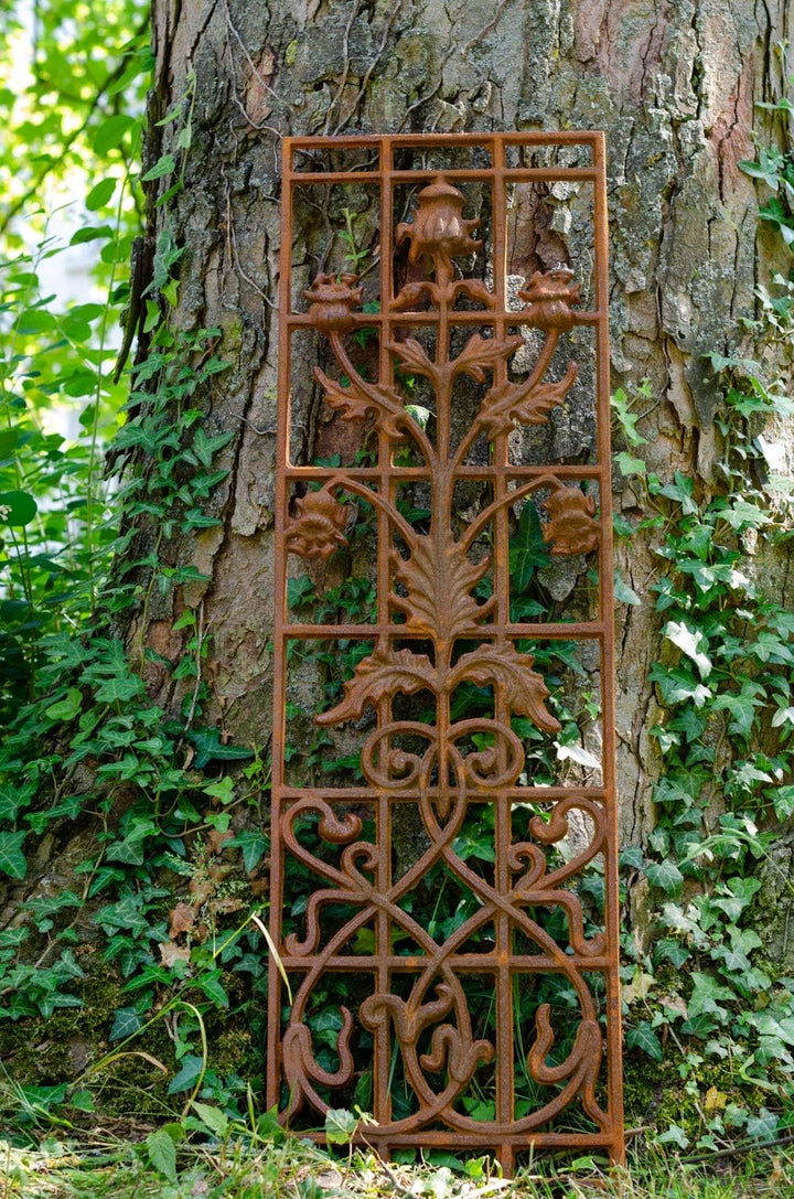 aubaho Fenster Stallfenster Gitter Zaun Balkongitter Balkon Geländer Eisen Antik-Stil a Rankhilfe Ra