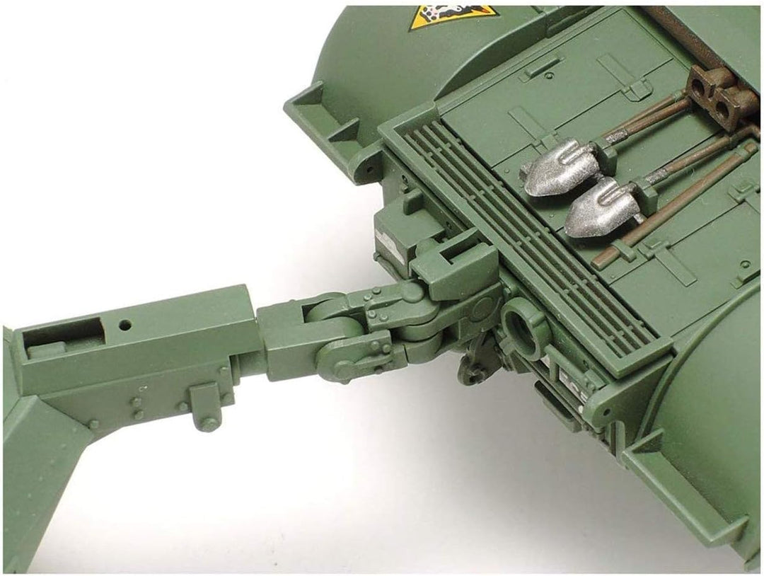 Tamiya 32594 - 1:48 Britischer Panzer Churchill Mk.VII Crocodile, Modellbau, Plastik Bausatz, Bastel