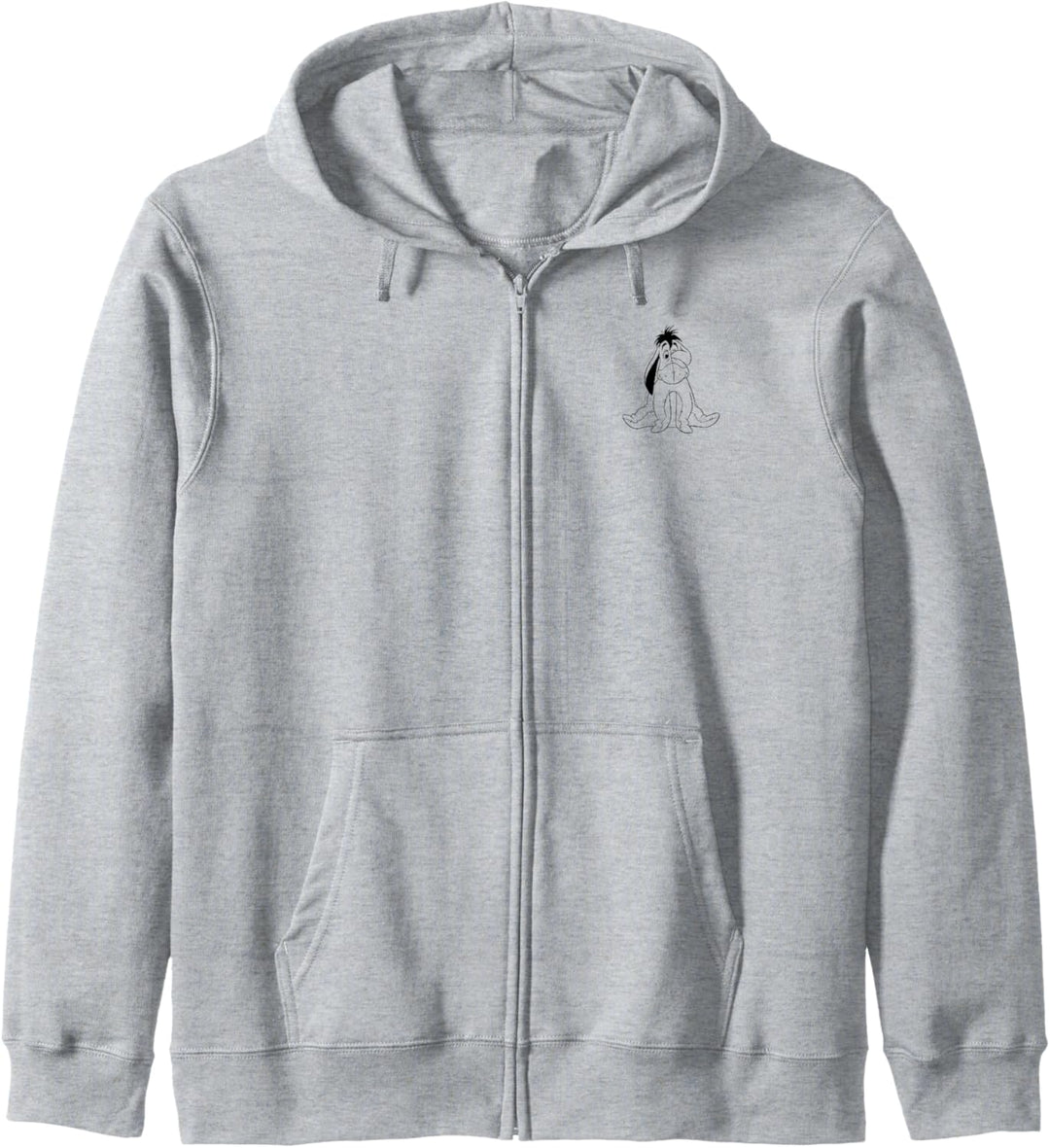 Disney Winnie The Pooh Eeyore Simple Left Chest Kapuzenjacke