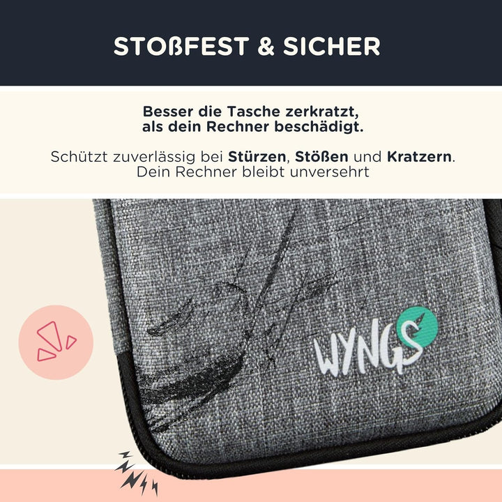 CALCUSO Sparpaket: TI-36X Pro technisch-wissenschaftlicher Taschenrechner + WYNGS Schutztasche rot +