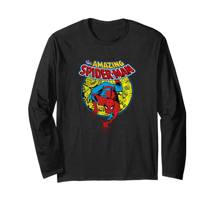 Marvel Amazing Spider-Man Vintage Comic C1 Langarmshirt