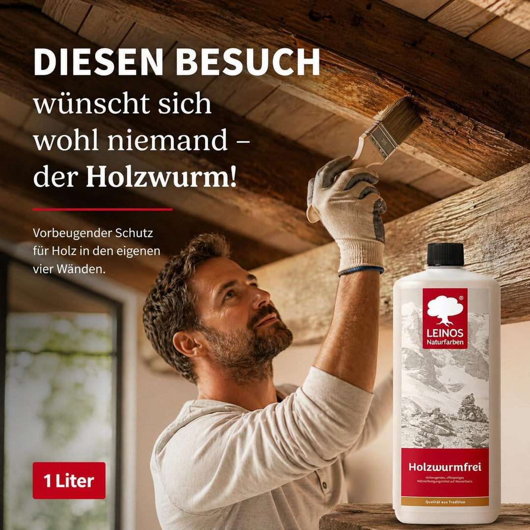 Leinos 130 Holzwurm-Frei 1 l, 1 l