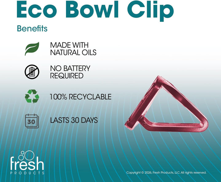Fre-Pro by Fresh - Bowl Clip Lufterfrischer für Toiletten, Spiced Apple, Box mit 12 Stück, Spiced Ap