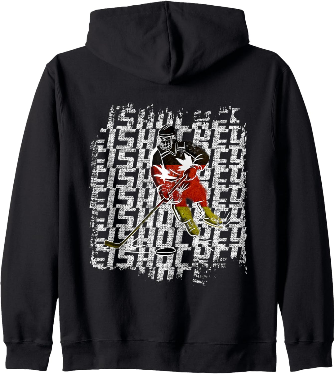 Eishockey Spieler Deutschland deutscher Eishockeyspieler Kapuzenjacke