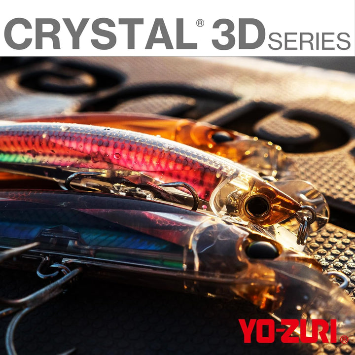 Yo-Zuri Crystal 3D Minnow Deep Diver Gelenkköder 5-1/4-Inch Blau, Silber, 5-1/4-Inch Blau, Silber