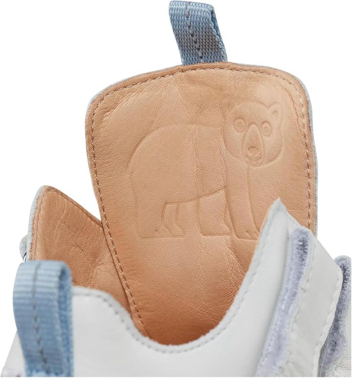 Affenzahn Barfussschuh Leder Buddy mit Klettverschluss Weich rutschfest Flexibel Reflektierend für J