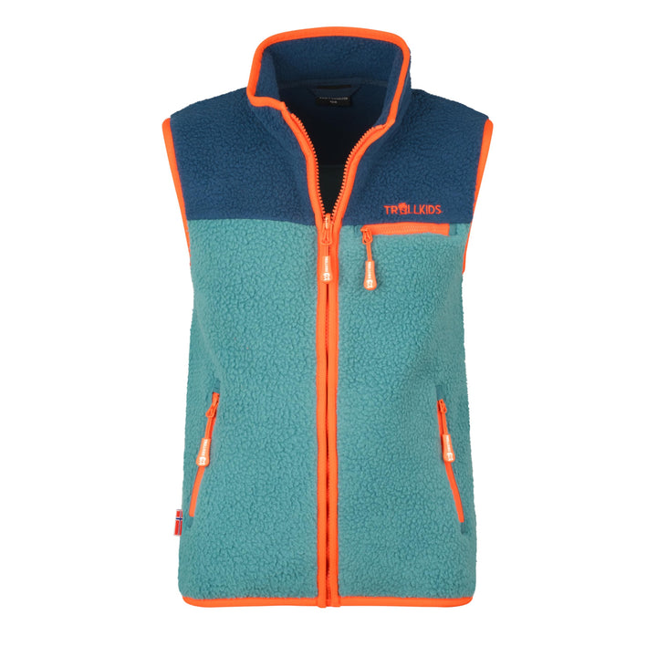Trollkids Kids Hemsedal Vest 164 stormy blue, 164 stormy blue