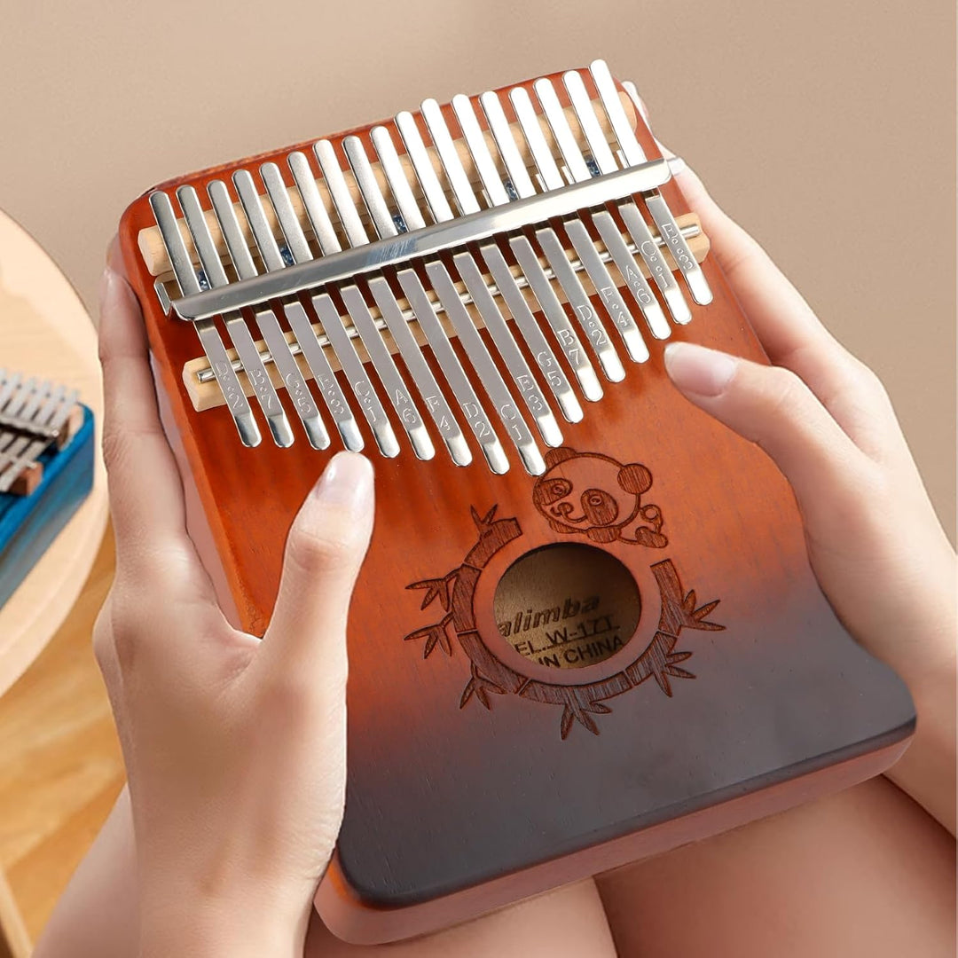 17 Tasten Fingerklavier Massivholz, Kalimba Daumenklavier, Tragbares Daumenklavie, Kalimba Geschenke