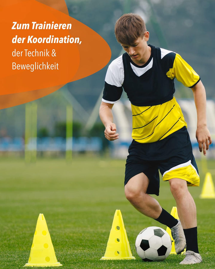 5 x Parcours-Hürde – Kegel-Hindernis für Agility Training – Steckhürden für Hund, Sport, Pferd & Kin
