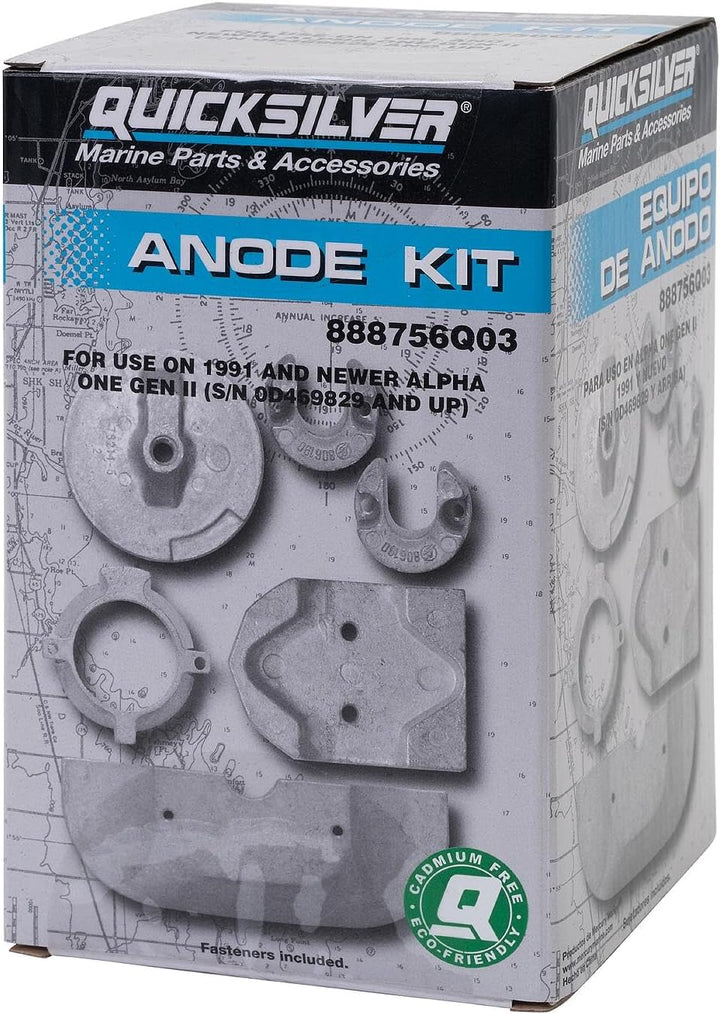 888756Q03 Aluminium-Anoden-Kit – Alpha One Gen II Antriebe