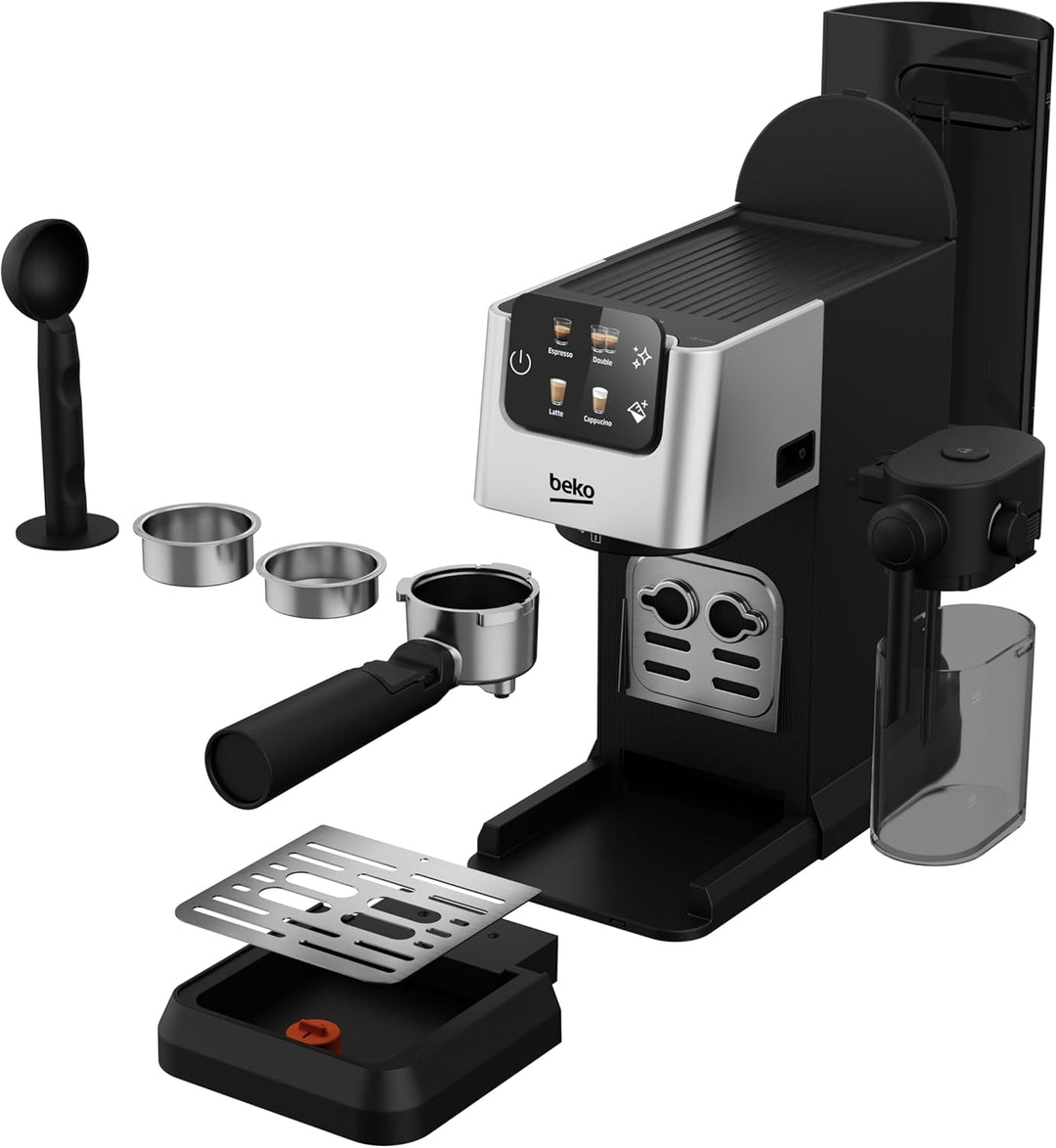 Beko Express-Maschine CEP5304X 1628 W Noir et Argent