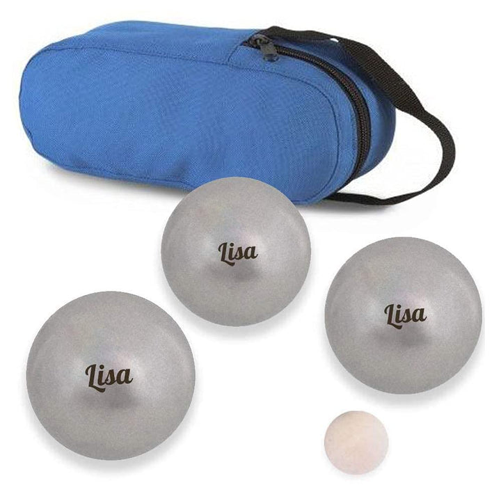 Amikado Boccia-Kugeln mit Gravur Vorname, Vorname