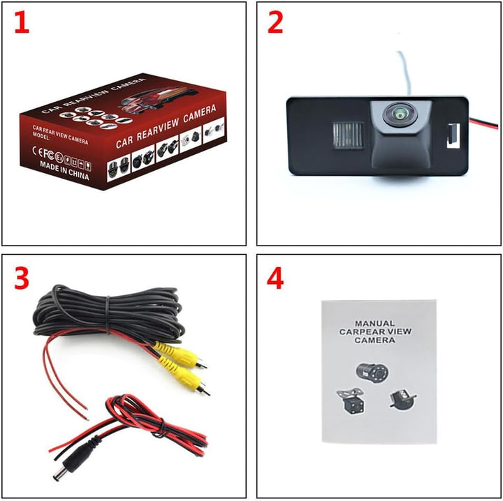 CCD HD 170° Einparkkamera Rückfahrkamera für Audi A1 A3 S3 A4 S4 A5 S5 A6 S6 A7 Q3 Q5 Q7 VW Transpor