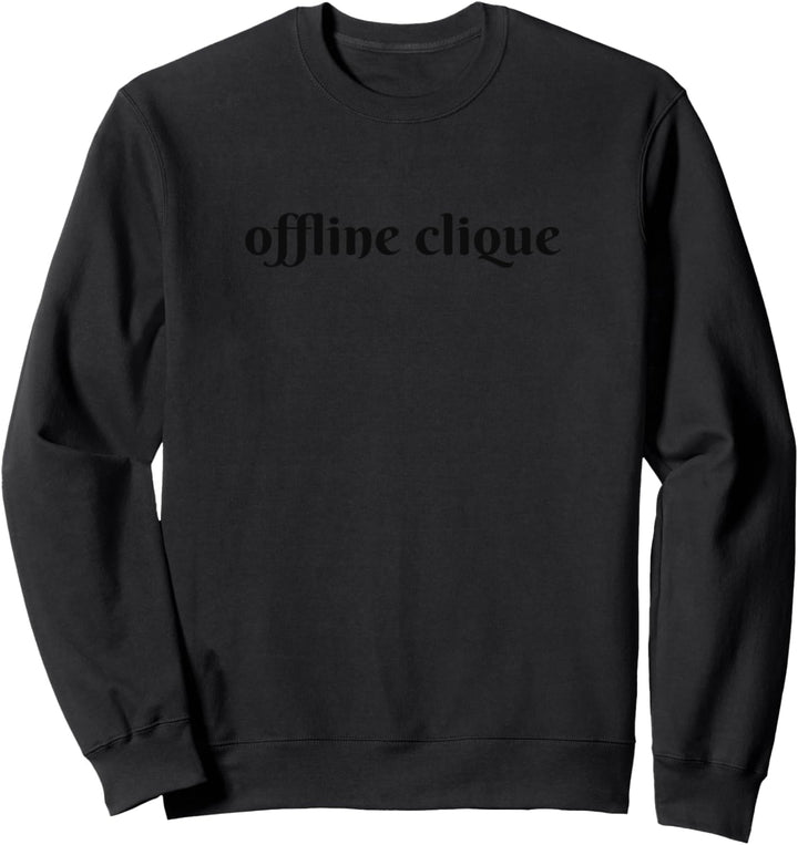 Offline Clique, Statement Design Sweatshirt