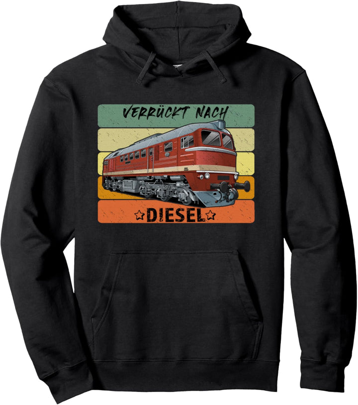 Eisenbahn Diesellok Taigatrommel Taiga Drum BR 120 Retro Pullover Hoodie