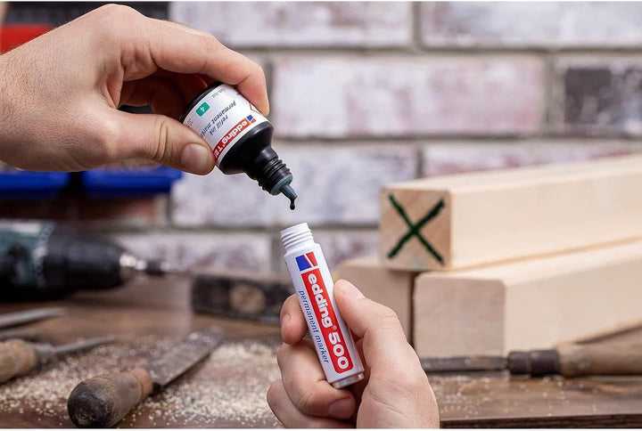 edding Nachfülltinte für Permanentmarker, 30 ml T 25 Rot