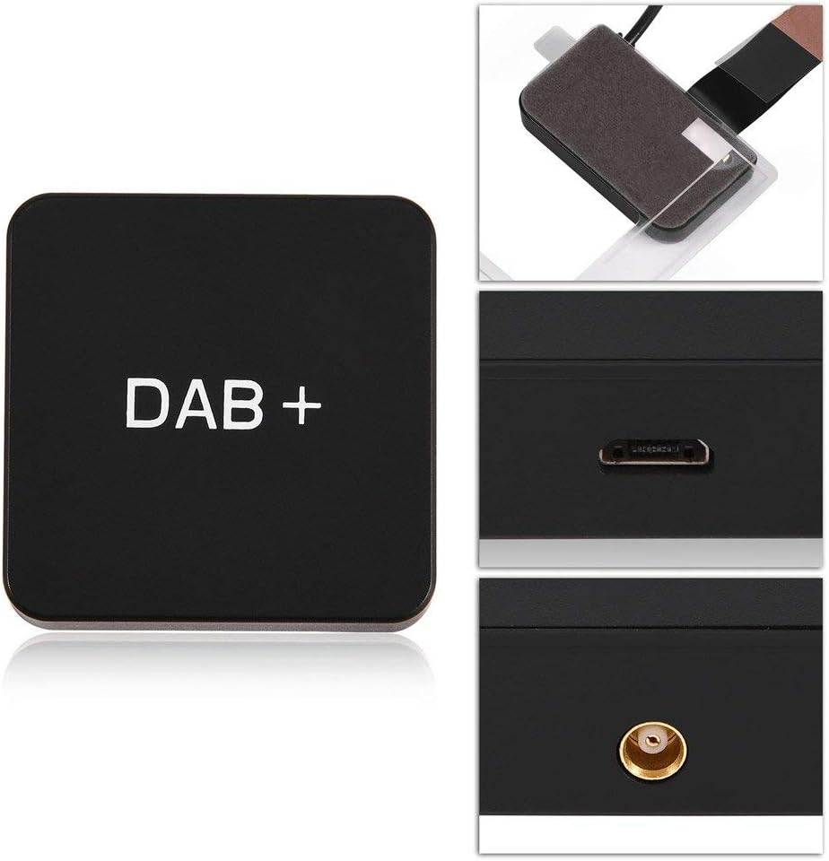 DAB Adapter Kit, Auto Empfänger Mit USB MCX Anschluss, Plug n Play DAB+ Autoradio Digitaler Radio An