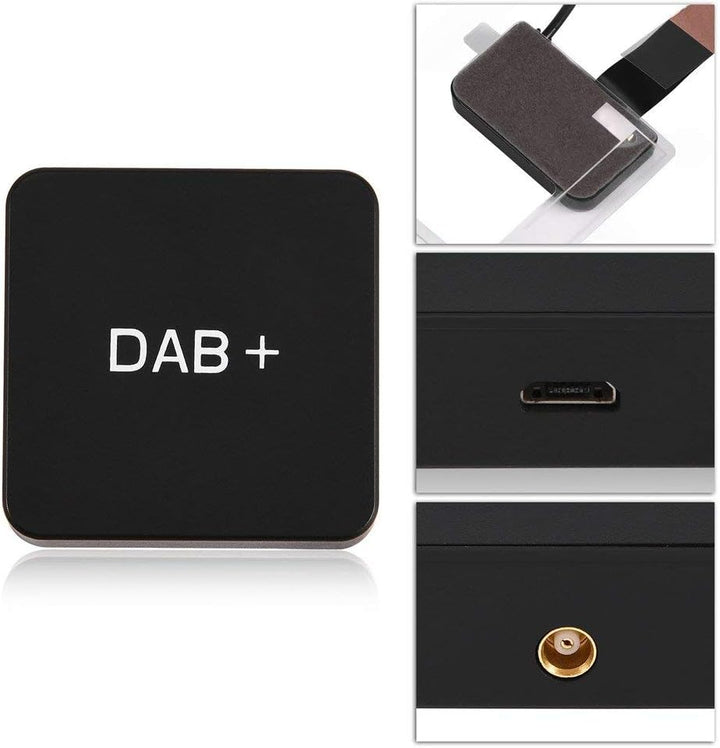 DAB Adapter Kit, Auto Empfänger Mit USB MCX Anschluss, Plug n Play DAB+ Autoradio Digitaler Radio An