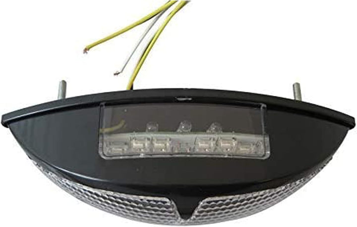 Alchemy Parts Motorrad Massgefertigt Schwarz Universal LED hinter Stop Rücklicht