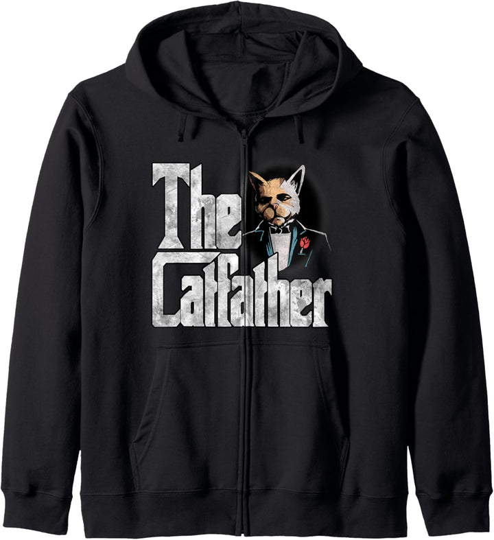 The Catfather Katze Cat Father Vater Katervater Kapuzenjacke
