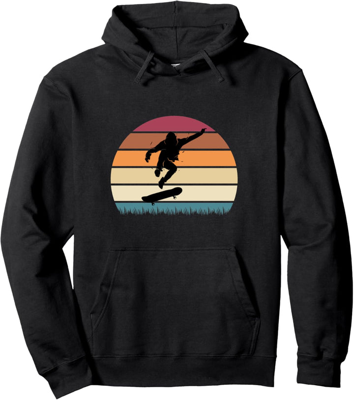 Skateboard Skater Retro Skateboarding Jungen Teens Herren Pullover Hoodie