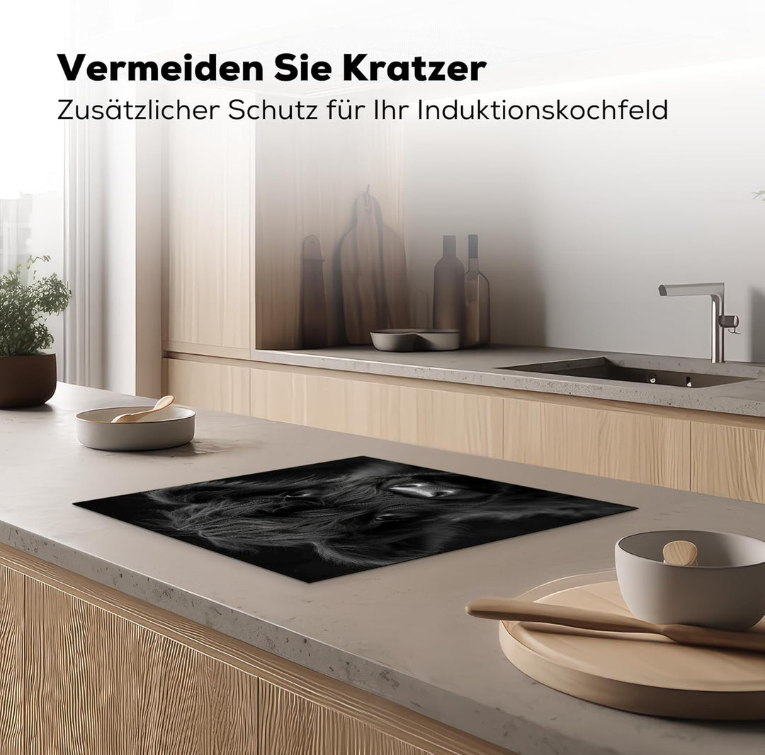 KitchenYeah© Herdabdeckplatte 59x51 cm Einteilig Induktionsmatte Küche Abdeckung Ceranfeld Herd Abde