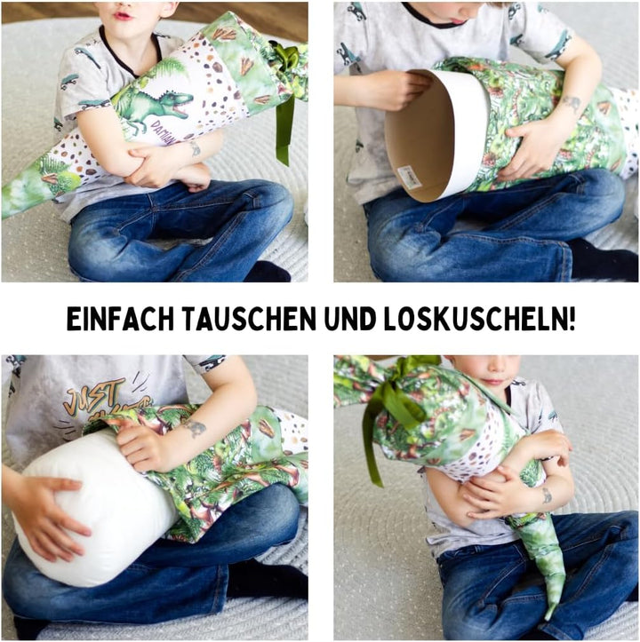 Dein Lieblingsteil Schultüte aus Stoff individualisierbar mit Wunschname personalisierbar mit Schult