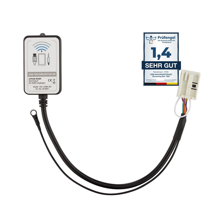 USB-Nachruesten.de | Bluetooth Adapter Auto für Musik Streaming | Plug and Play | Jetzt Lieblingsmus