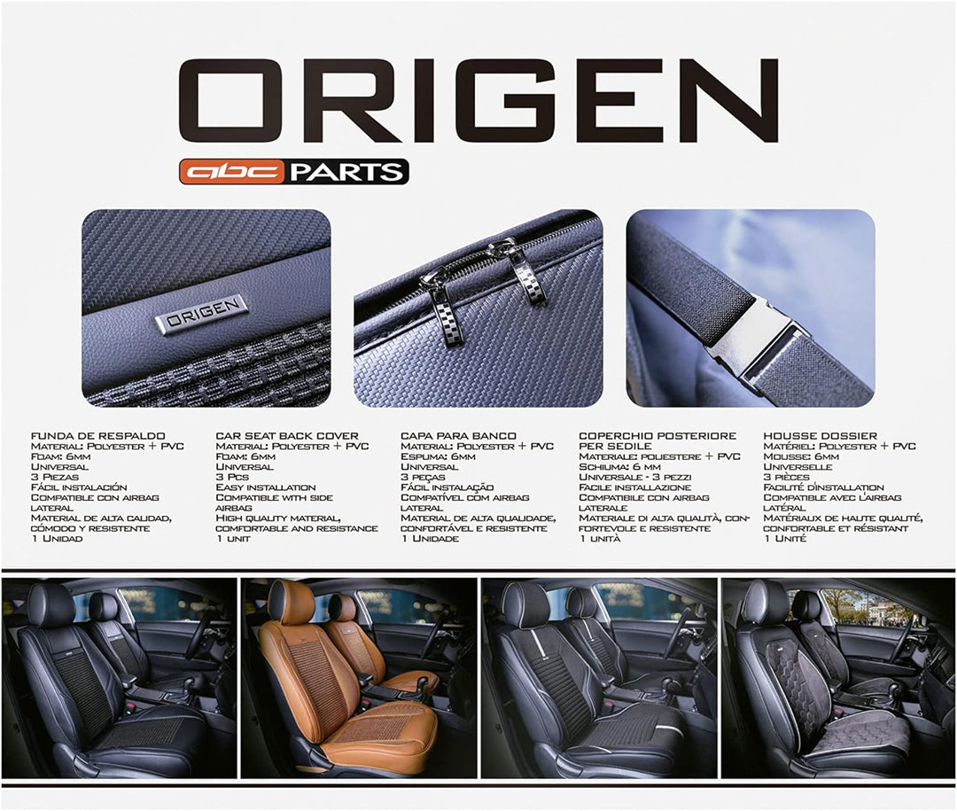 Rückenlehnenbezug Modell R2 Origin, Beige, R2