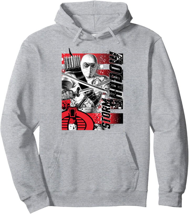 G.I. Joe Storm Shadow Paint Splatter Logo Pullover Hoodie