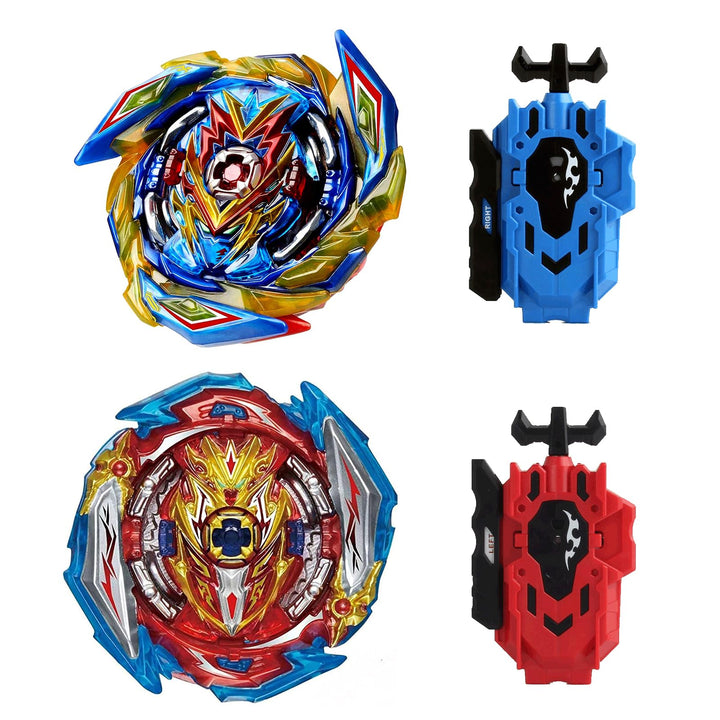 Gyroscope Turbo Set, 3D Arena Metall Fusion KampfKreisel, Mit Battling Top Launcher, Geschenk-Sets(1