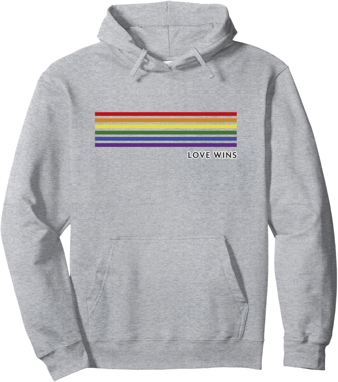 Liebe gewinnt Pullover Hoodie